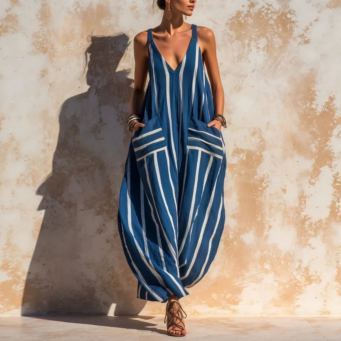 TESSALIA™ - STRIPED WIDE-LEG JUMPSUIT