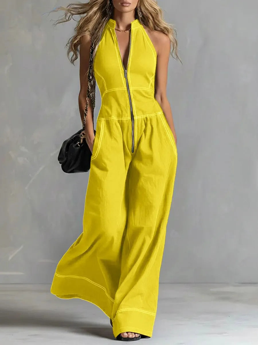 WREN™ - OFF-SHOULDER WIDE-LEG JUMPSUIT