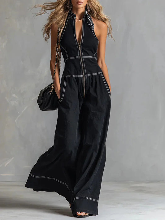 WREN™ - OFF-SHOULDER WIDE-LEG JUMPSUIT