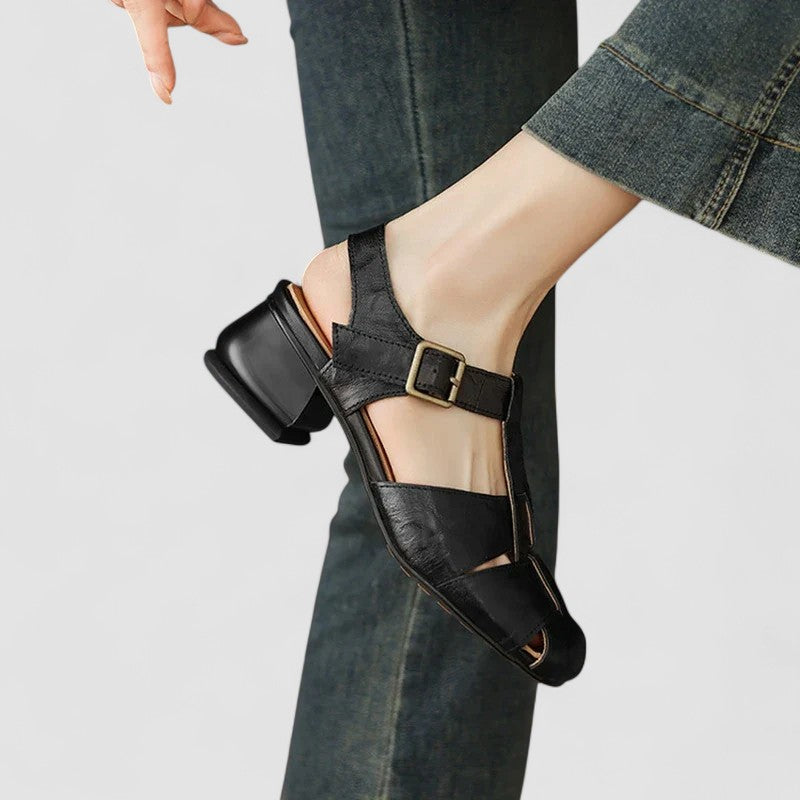 AMELIA™ - WIDE HEEL SHOES