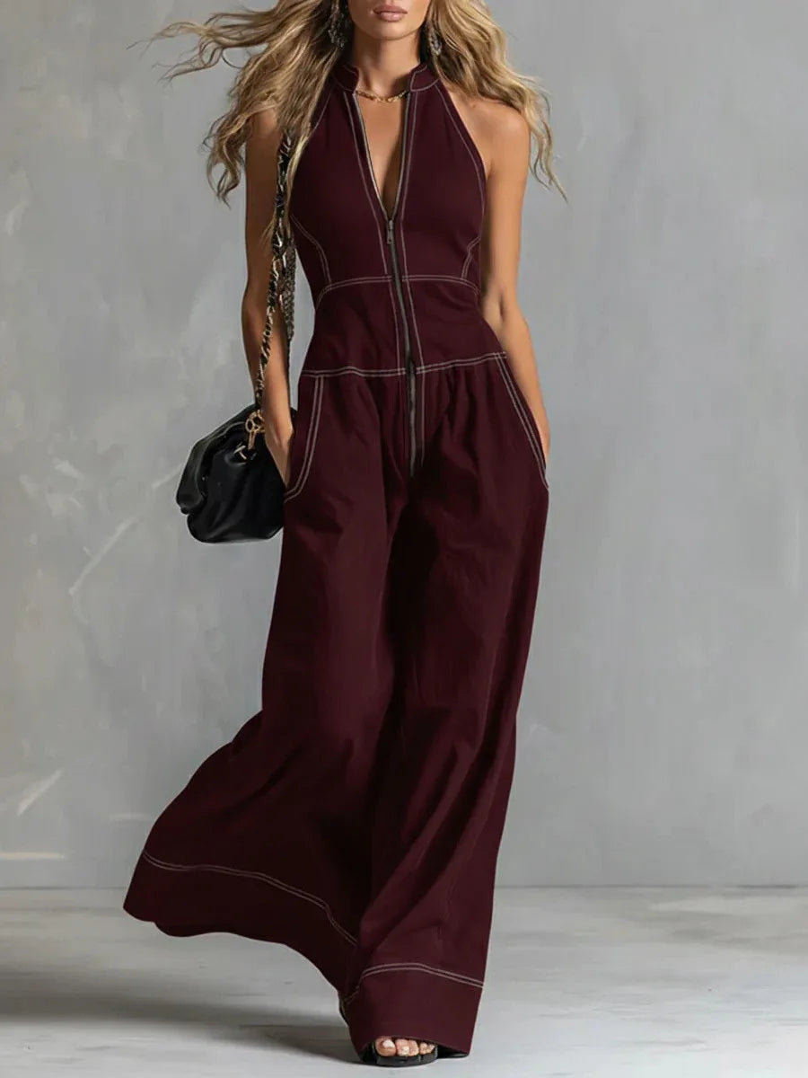WREN™ - OFF-SHOULDER WIDE-LEG JUMPSUIT
