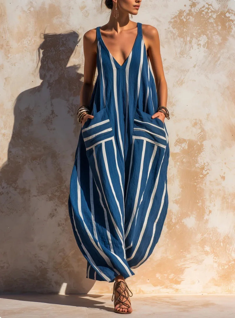 TESSALIA™ - STRIPED WIDE-LEG JUMPSUIT