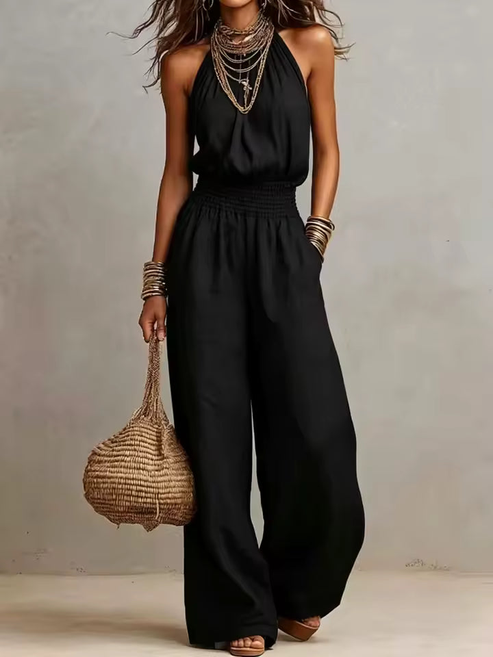 VALERIA™ - HALTER JUMPSUIT