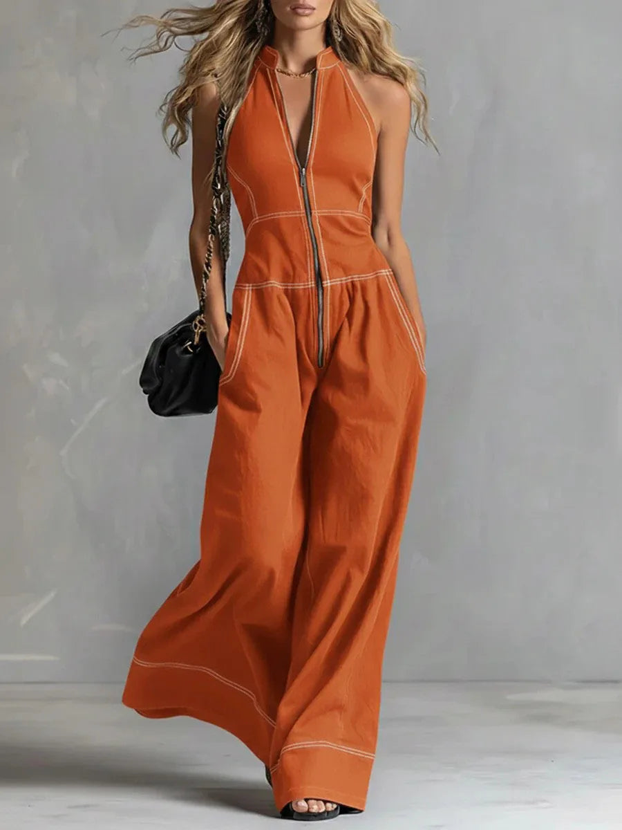 WREN™ - OFF-SHOULDER WIDE-LEG JUMPSUIT