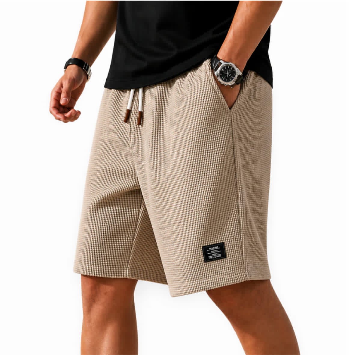 RIVIERA™ - WAFFLE BERMUDA SHORTS