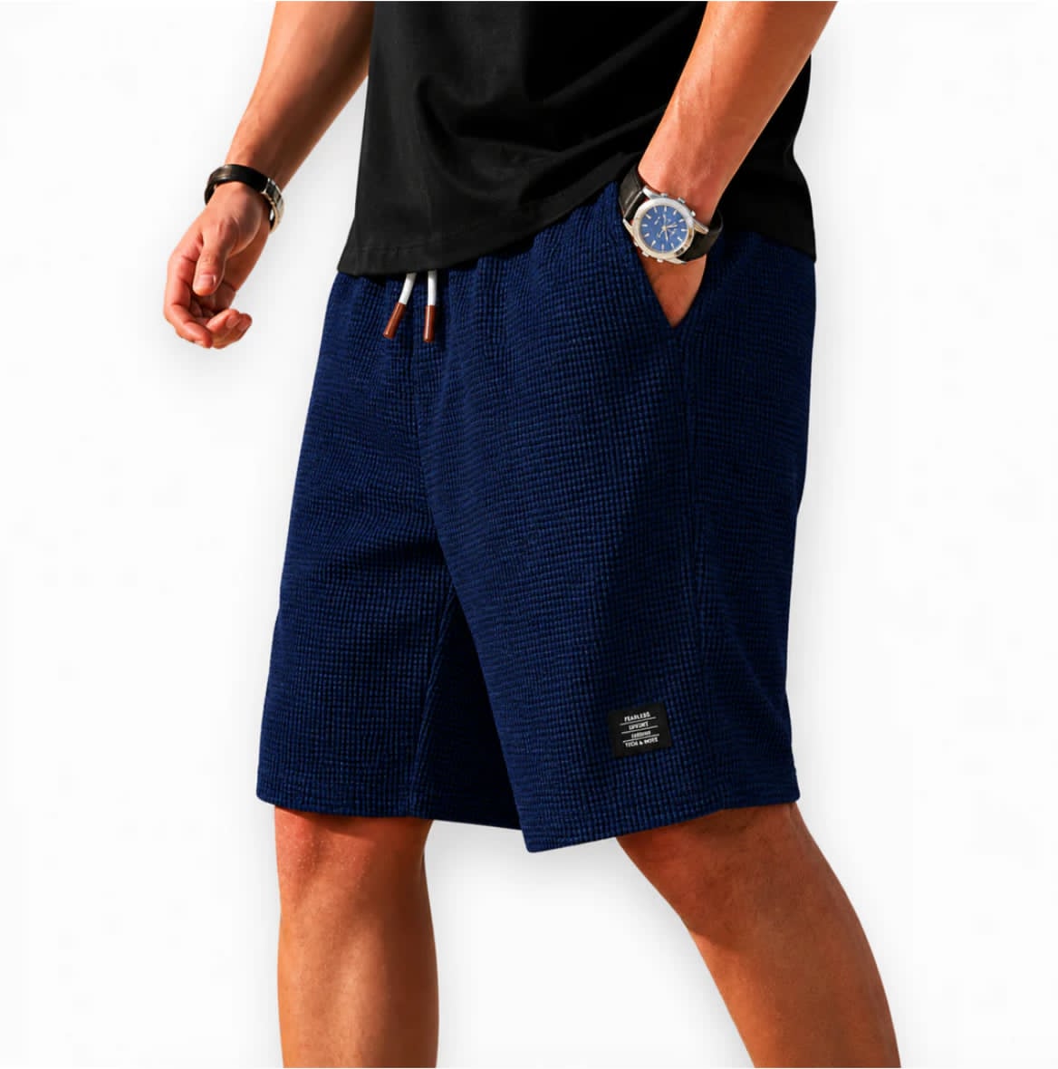 RIVIERA™ - WAFFLE BERMUDA SHORTS