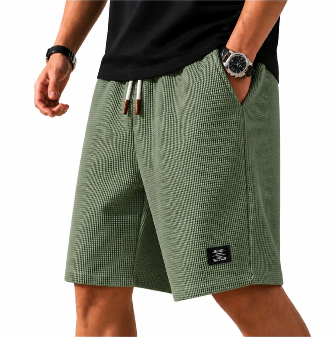 RIVIERA™ - WAFFLE BERMUDA SHORTS