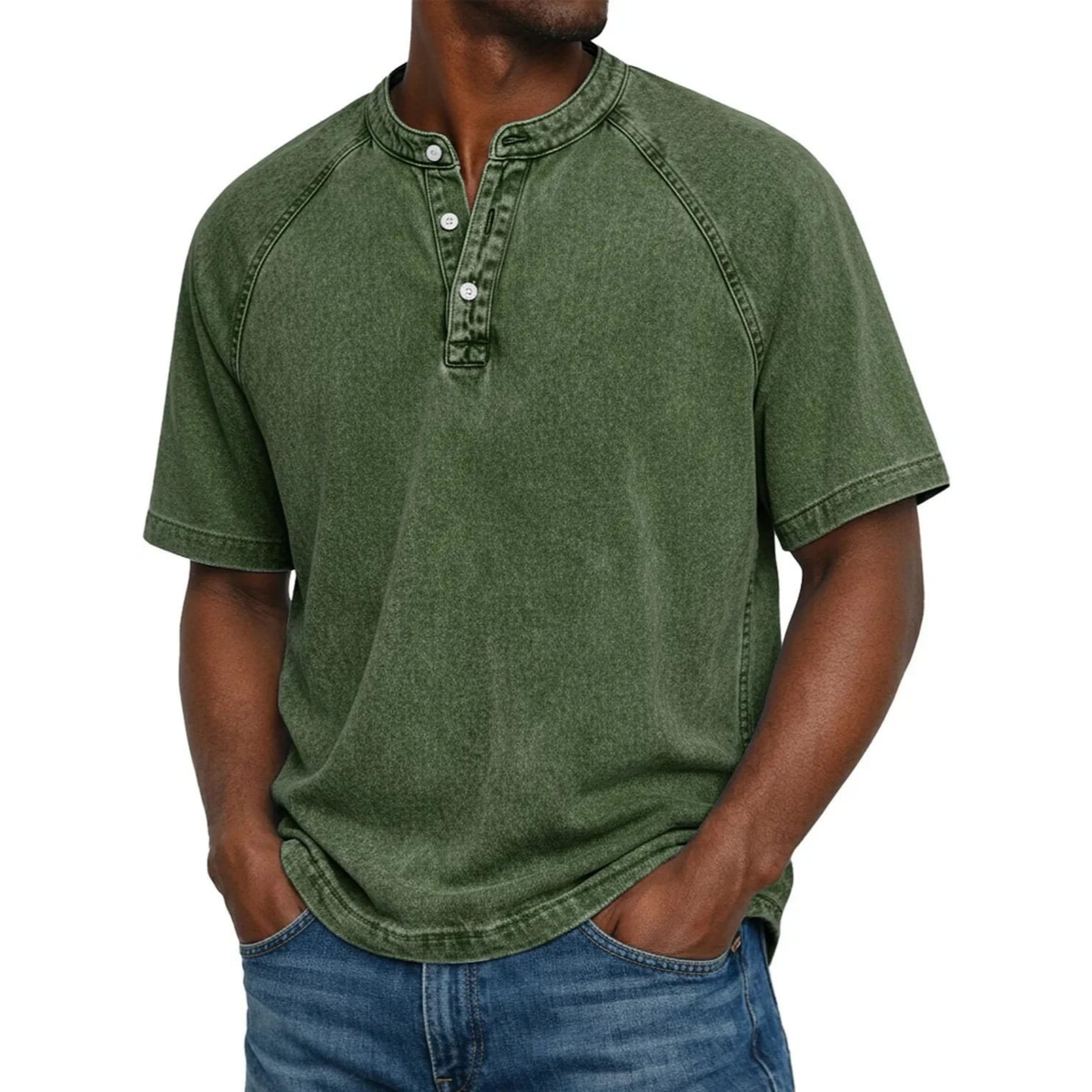 CAZEL™ - NAUTICAL HENLEY SHIRT