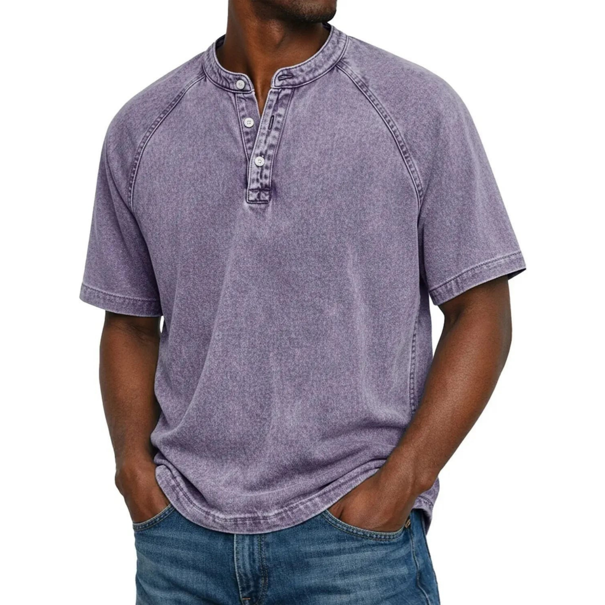 CAZEL™ - NAUTICAL HENLEY SHIRT