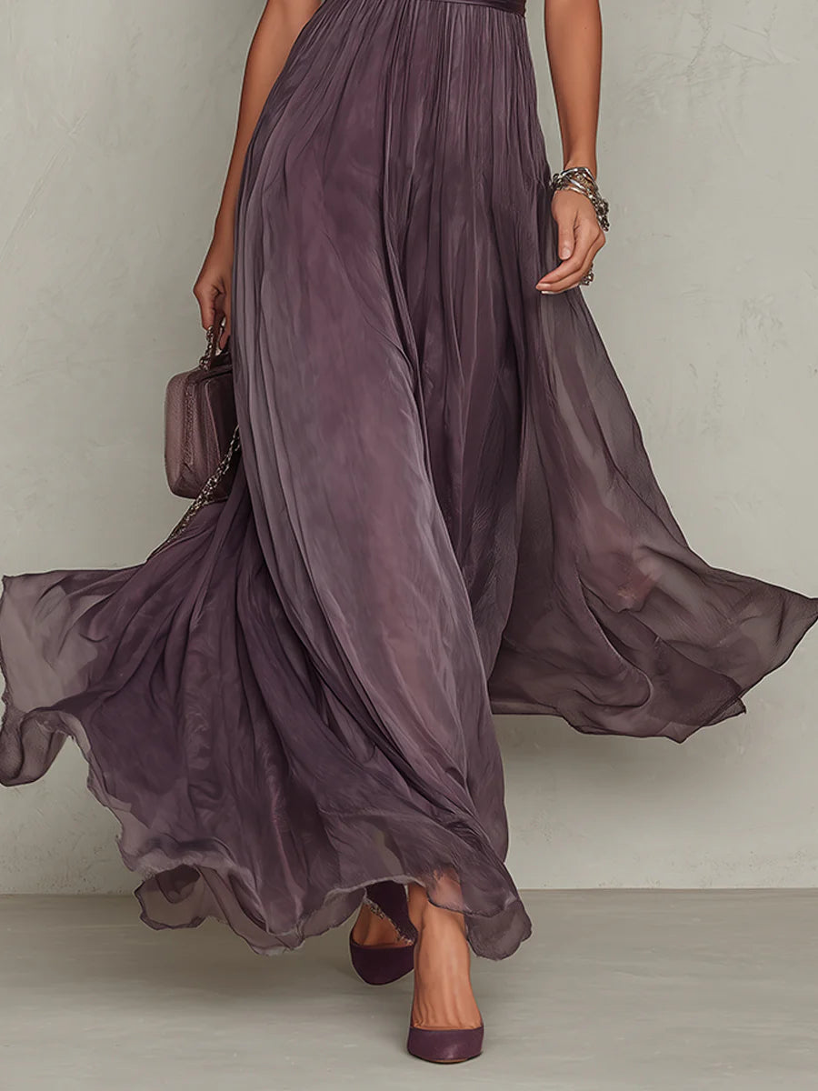 VIOLETTE™ - PURPLE FLOW DRESS