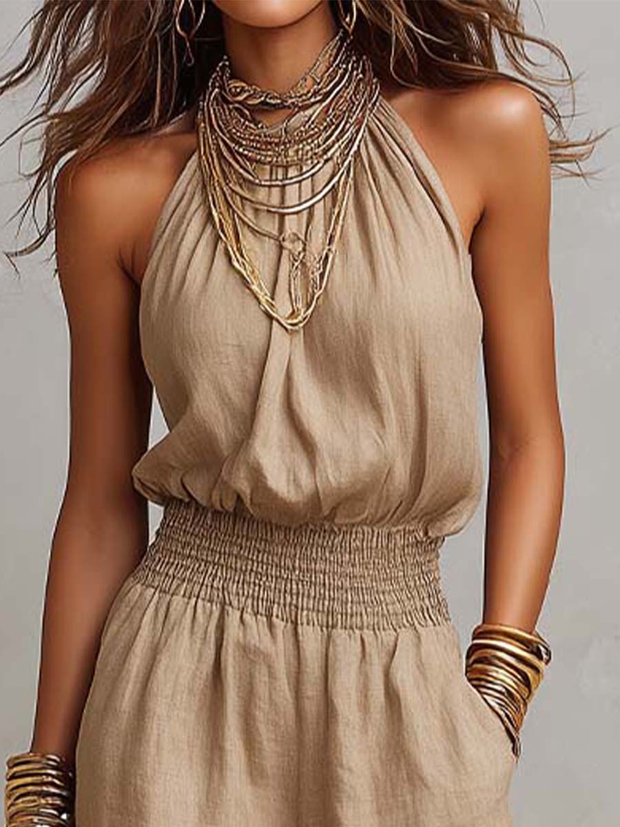 VALERIA™ - HALTER JUMPSUIT