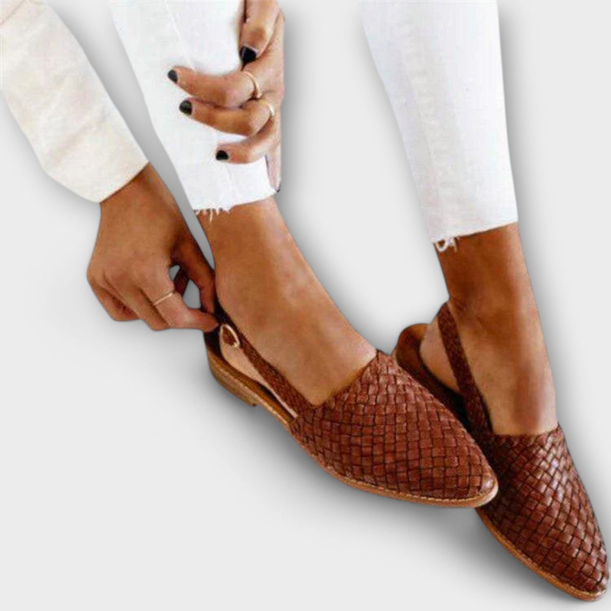AURELINE™ - WOVEN SLINGBACK LOAFERS