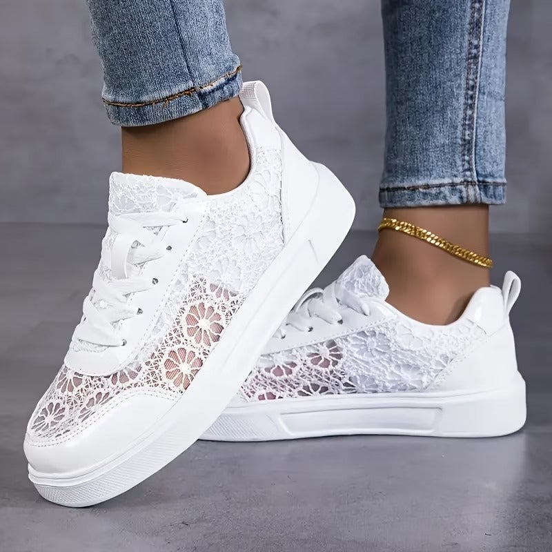 CAMILLE™ - FLORAL LACE SNEAKERS
