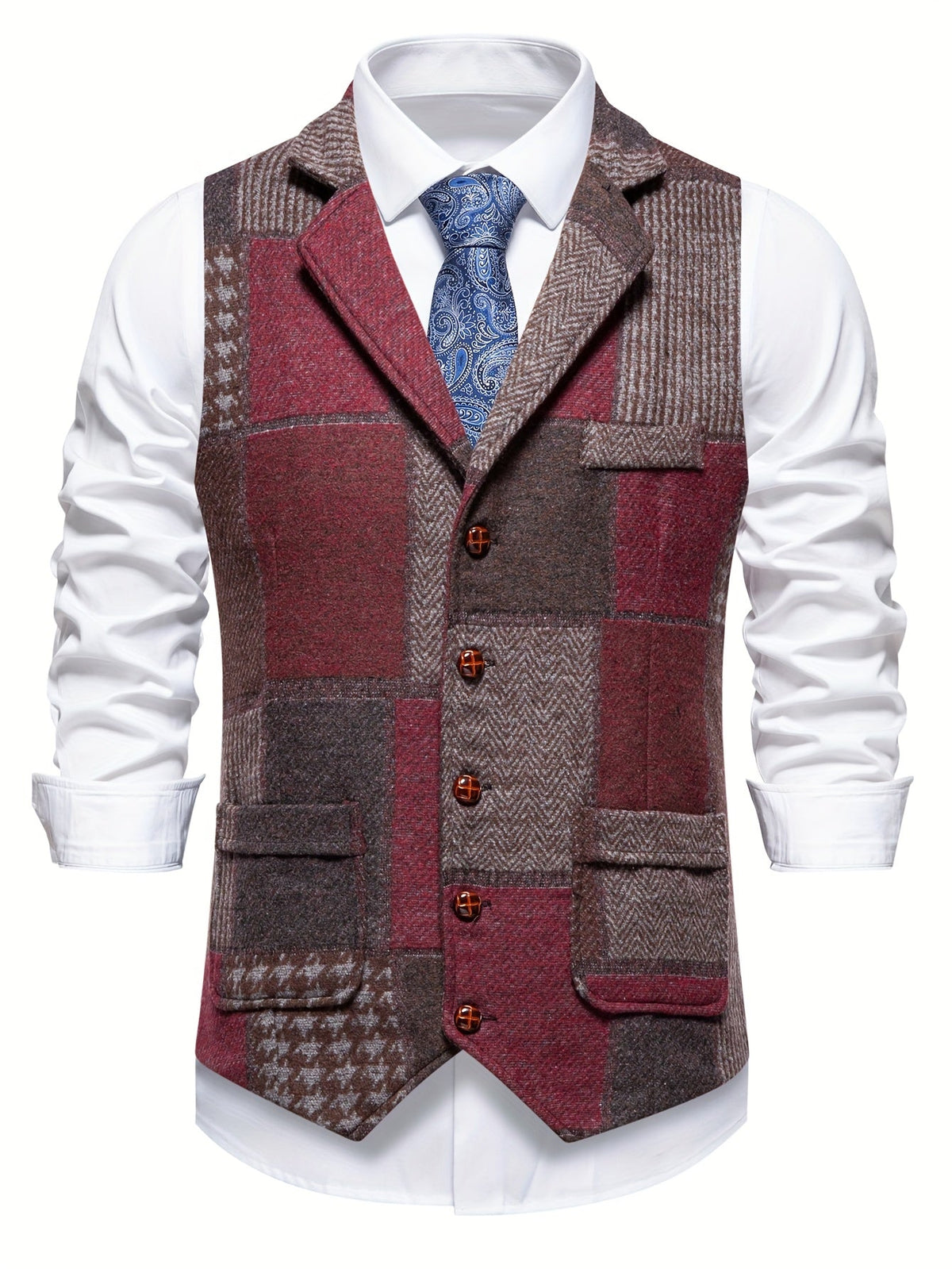 WINSLOW™ - HERRINGBONE TWEED GILET