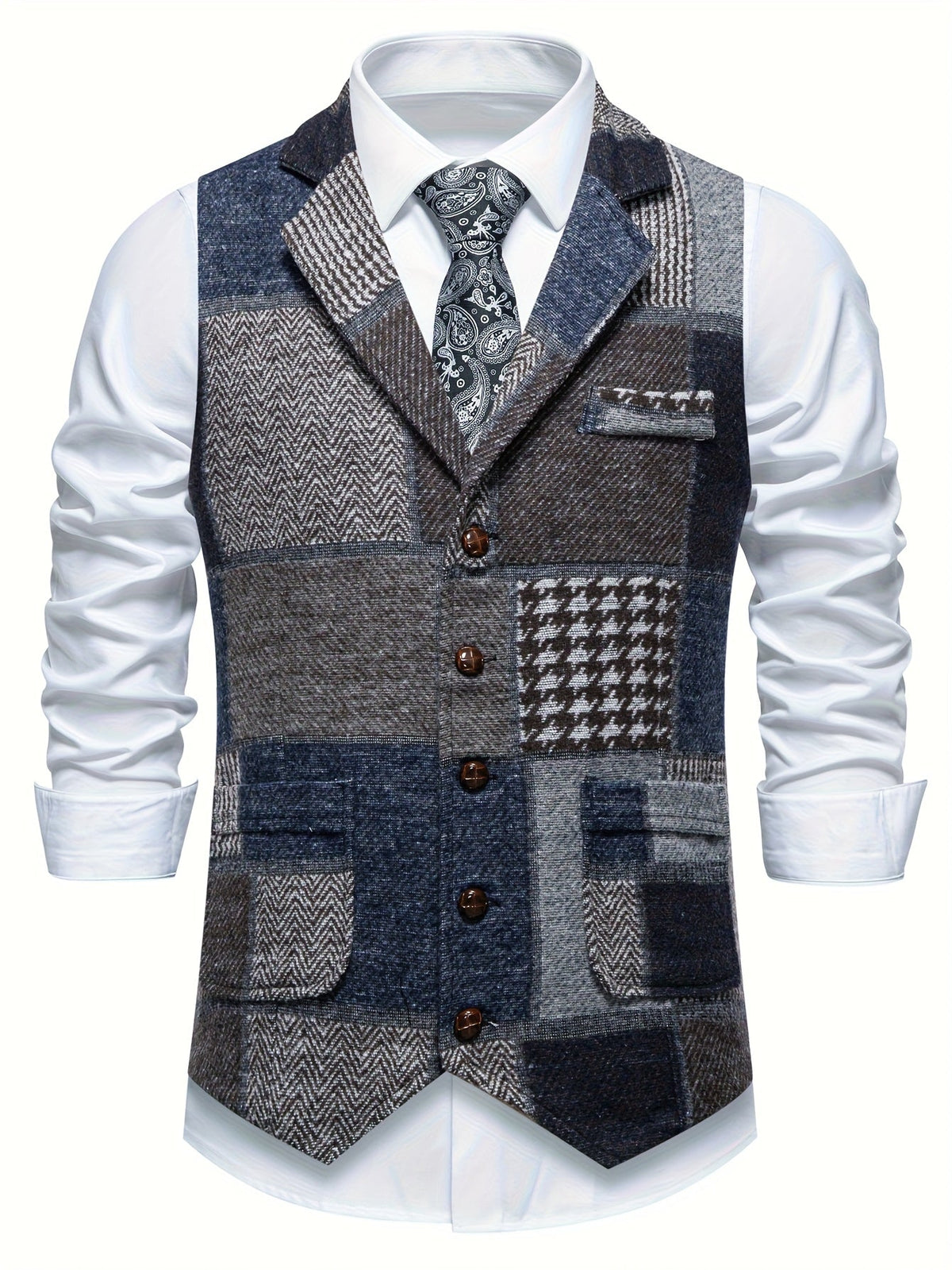 WINSLOW™ - HERRINGBONE TWEED GILET