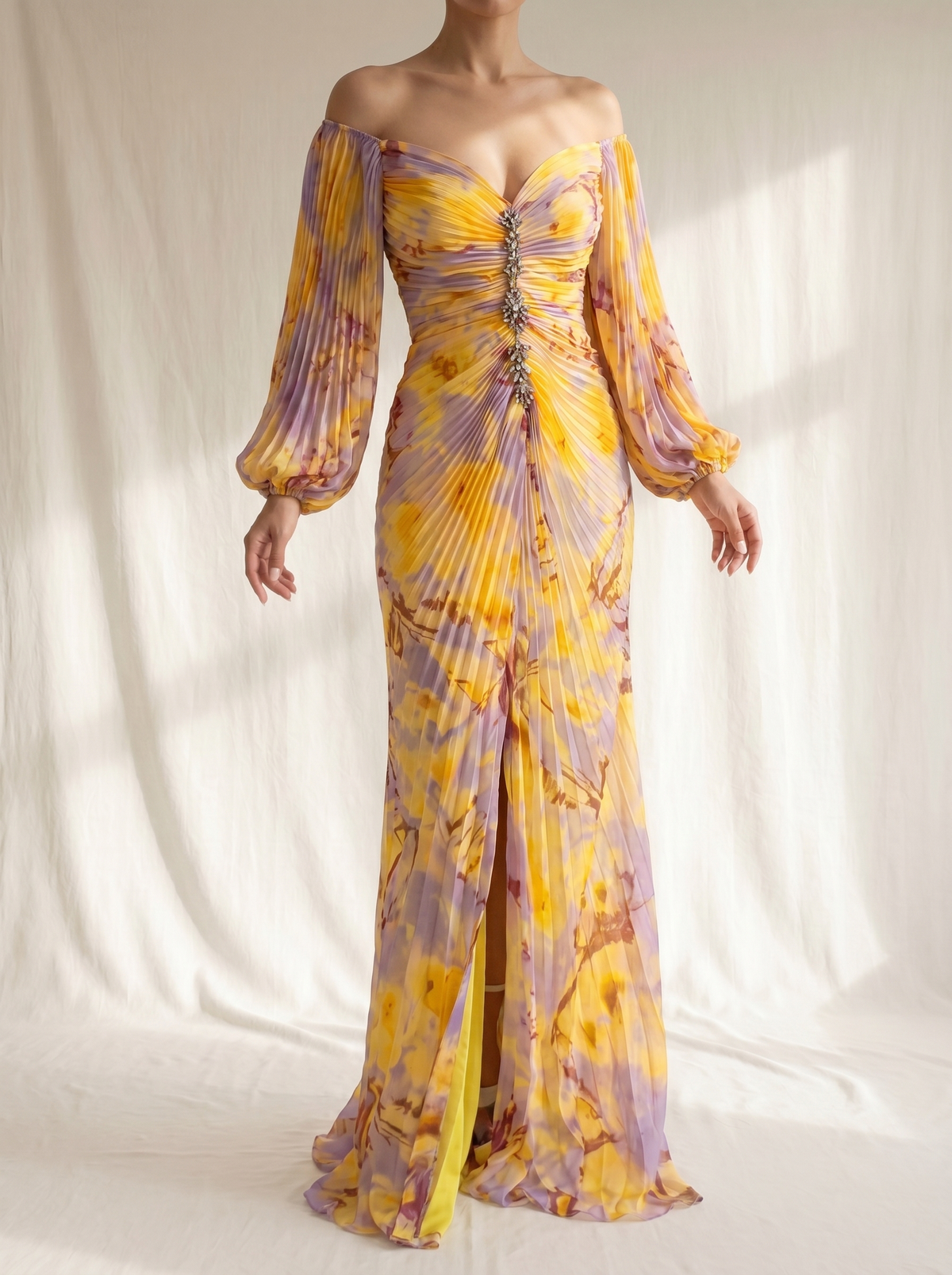 MAILI™ - ELEGANT FITTED MAXI DRESS