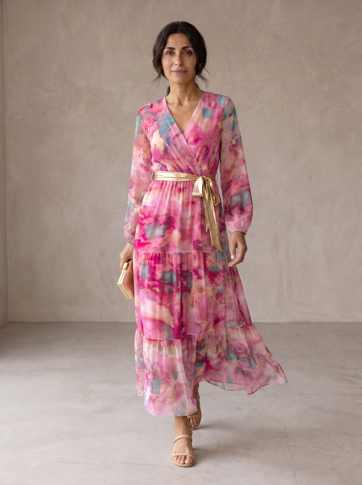 HAZEL™ - FLORAL WRAP DRESS