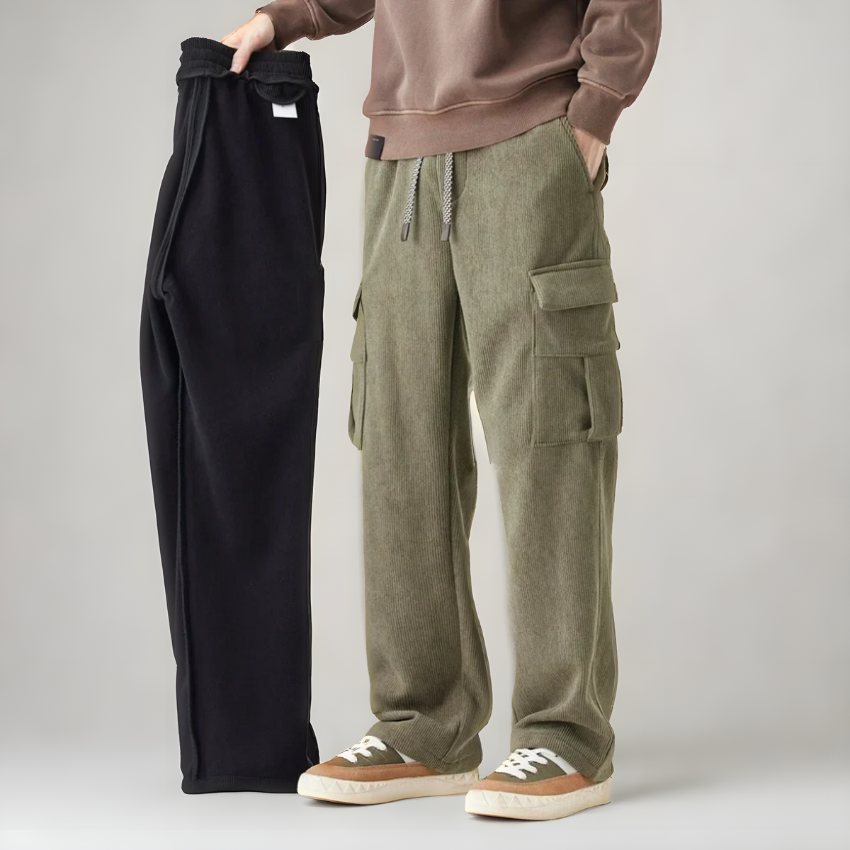 CALLOWAY™ - FLEECE CARGO SWEATPANTS