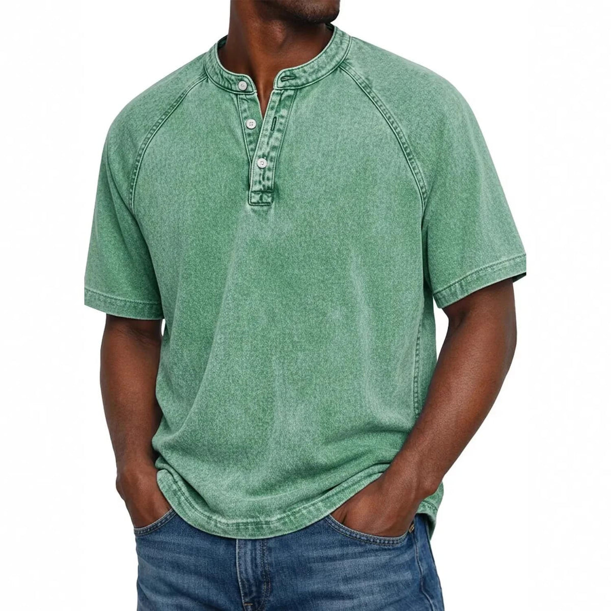 CAZEL™ - NAUTICAL HENLEY SHIRT