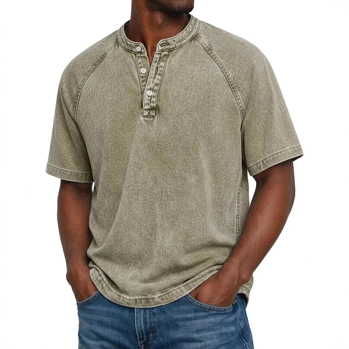 CAZEL™ - NAUTICAL HENLEY SHIRT