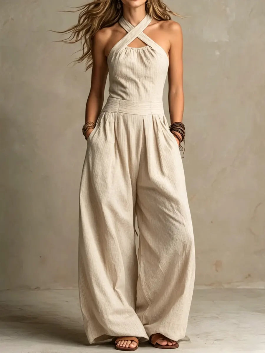 ARIANA™ - ELEGANT CROSSOVER JUMPSUIT