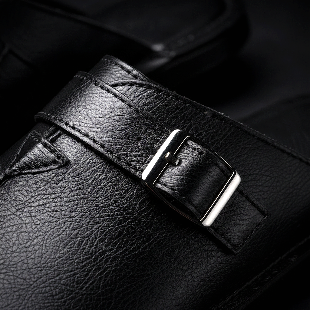 RICCARDO™ - BUCKLE SLIP-ON MULES