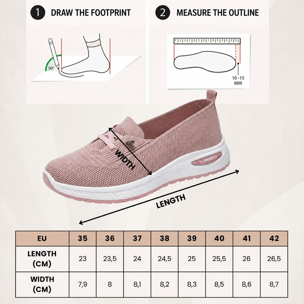 STRIDEFLOW™ - BREATHABLE CASUAL SNEAKERS