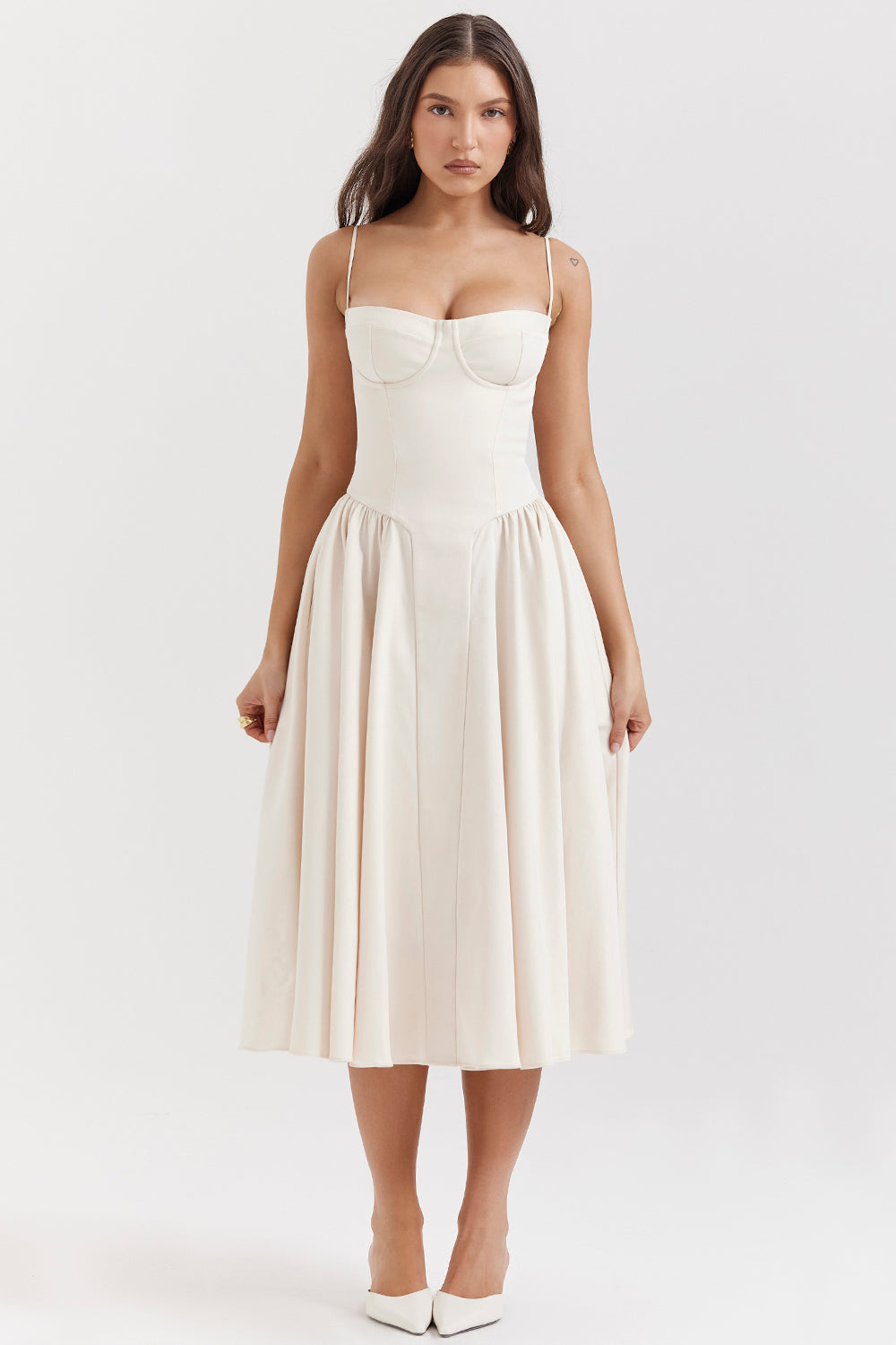 ROMA™ - CORSET-BODICE MAXI DRESS