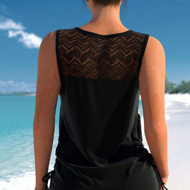 SOLANA™ - BOHO AZTEC TUMMY CONTROL TANKINI SET