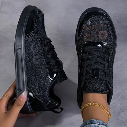 CAMILLE™ - FLORAL LACE SNEAKERS