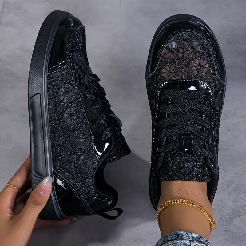 CAMILLE™ - FLORAL LACE SNEAKERS