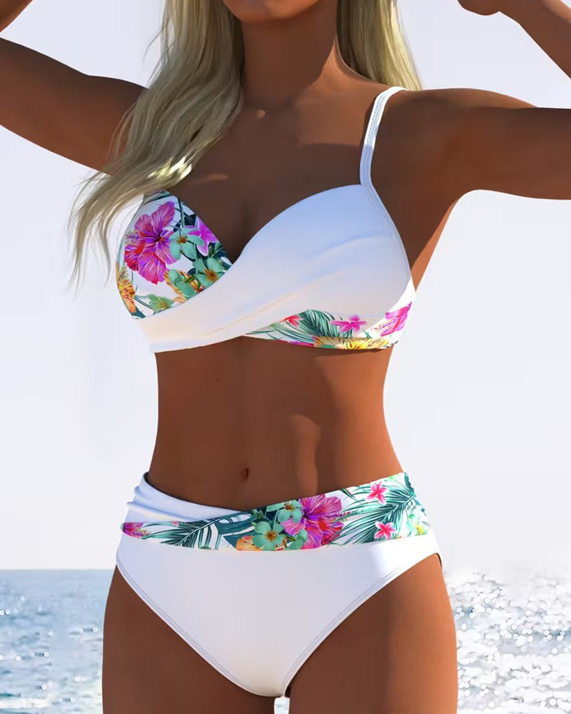 IRIS™ - CONTRAST PRINT BRALETTE BIKINI