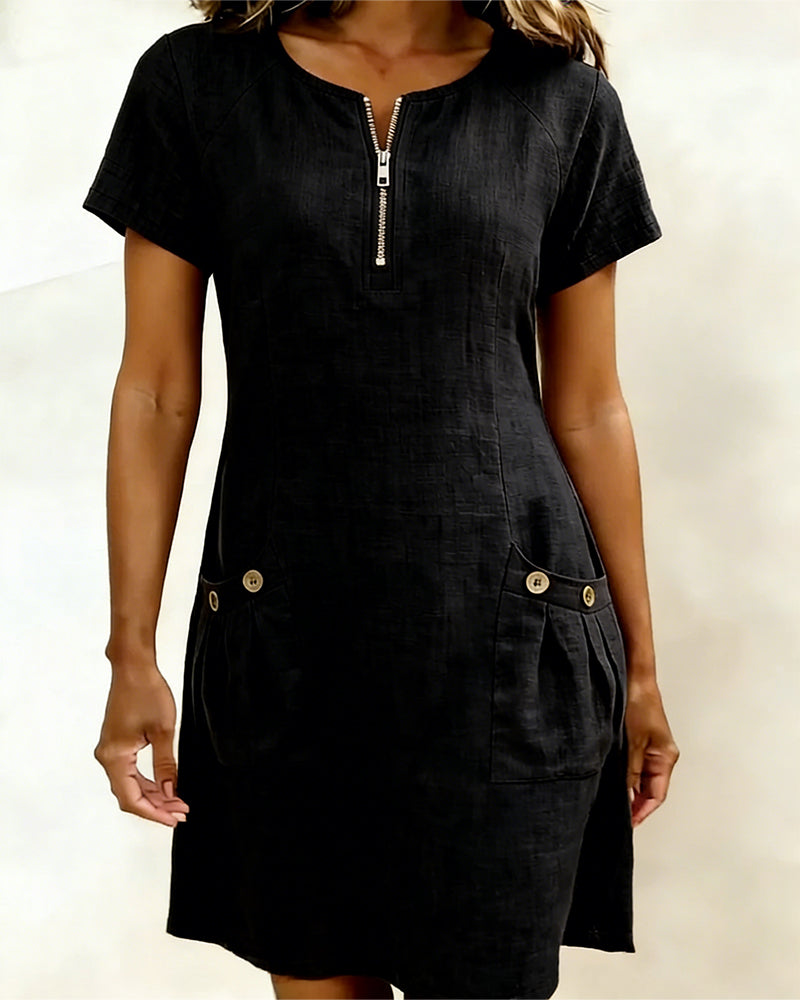 LINA™ - RELAXED A-LINE DRESS