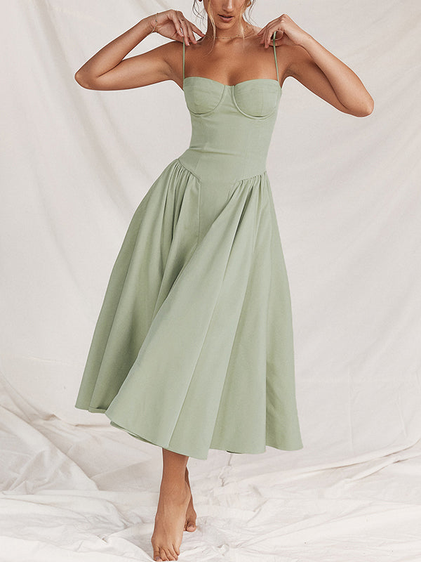 ROMA™ - CORSET-BODICE MAXI DRESS