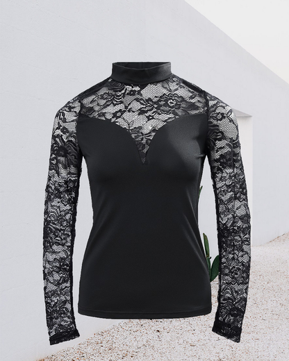 FREYA™ - LACE LONG SLEEVE TOP