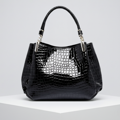 MONTELISSE™ - CROCODILE TEXTURE SHOULDER BAG