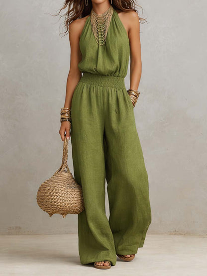 VALERIA™ - HALTER JUMPSUIT