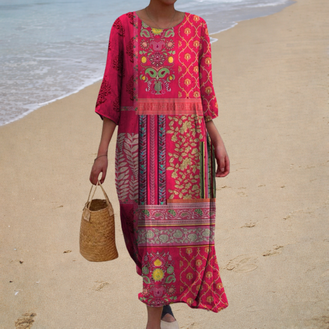 VERONIQUE™ - LONG FLOWING CHIC DRESS