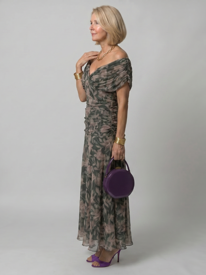 Calen – Off-Shoulder Flow Midi Dress