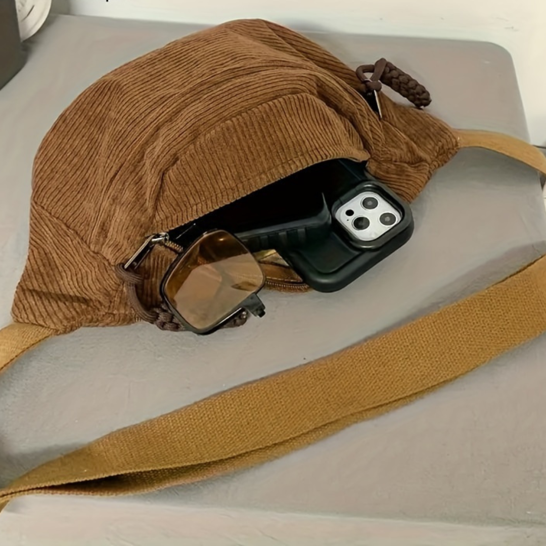 PETRA™ - CORDUROY SHOULDER BAG