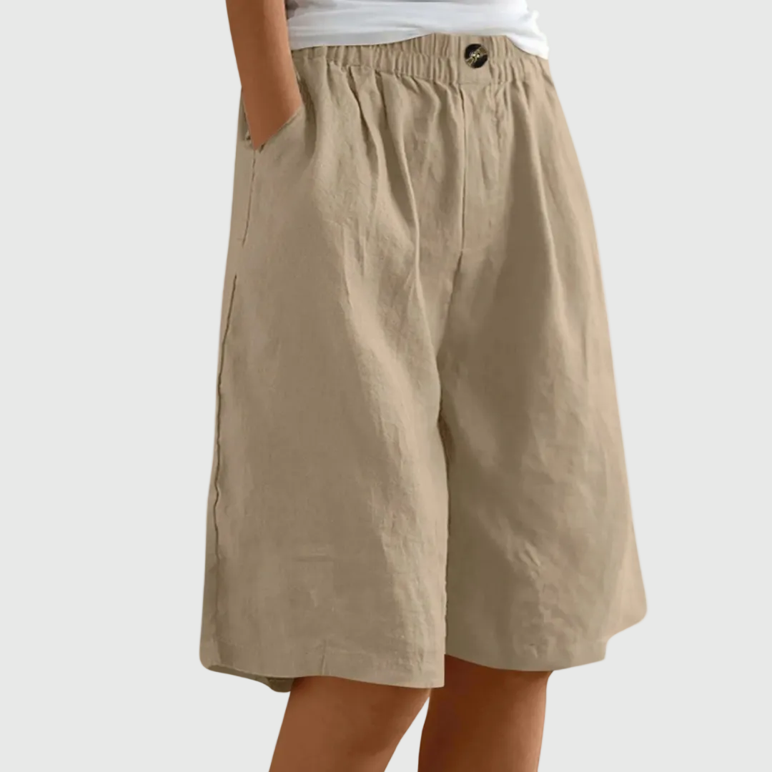 DELACROIX™ - WIDE-LEG ELASTIC SHORTS