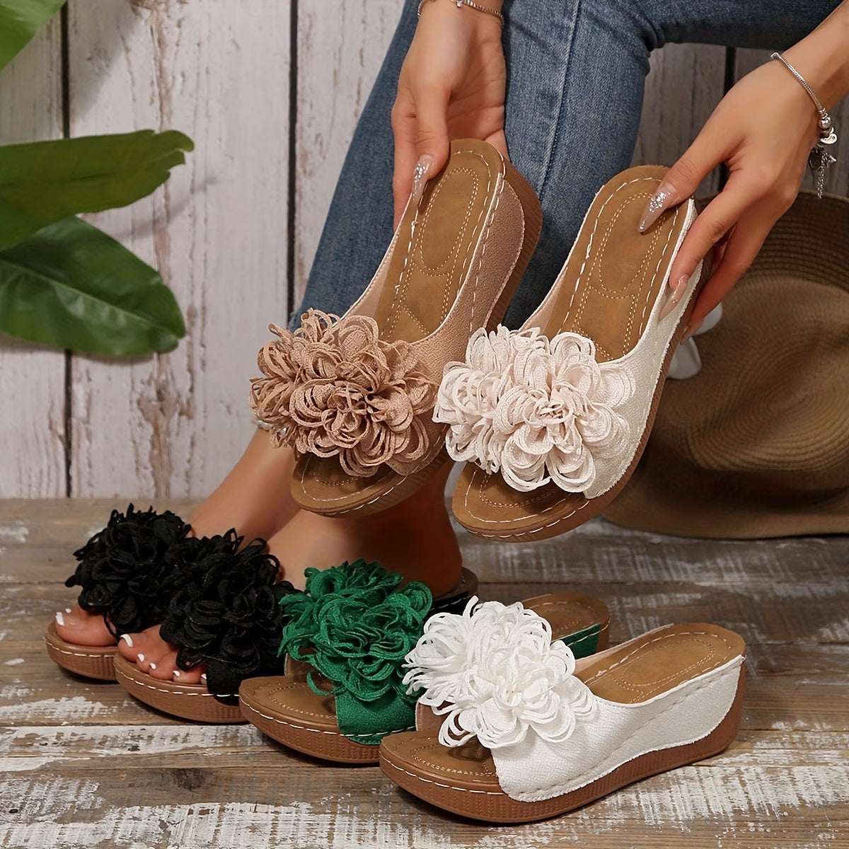 Women's new summer platform wedge sandals