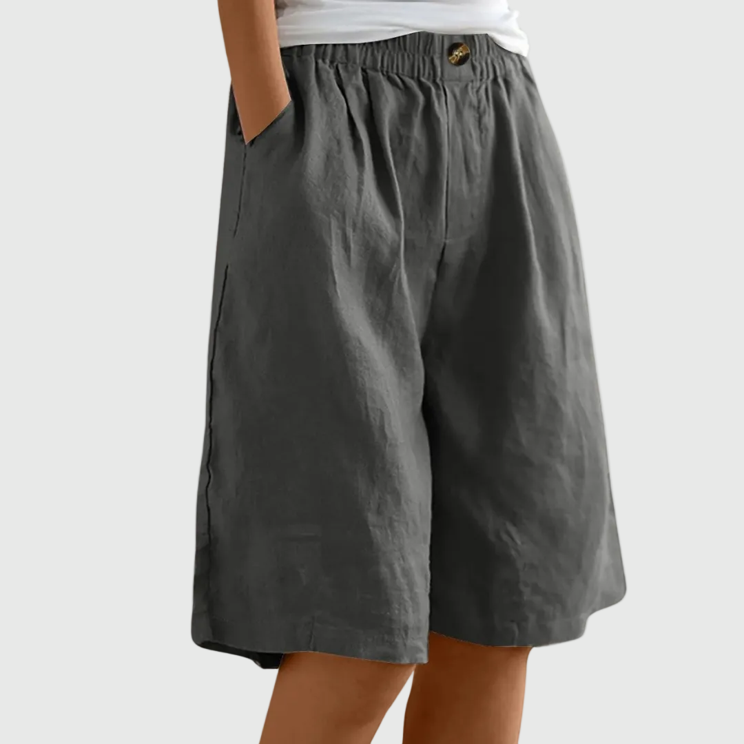DELACROIX™ - WIDE-LEG ELASTIC SHORTS