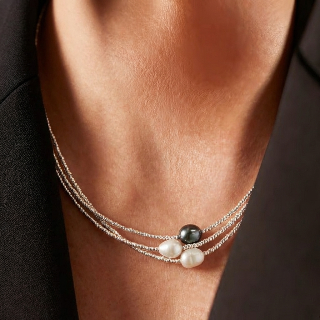 PEARLESSE™ - VINTAGE FRESHWATER PEARL NECKLACE