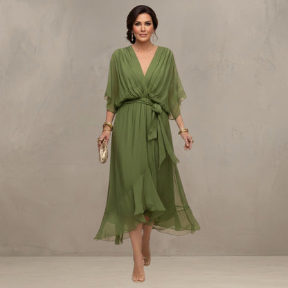 MARTA™ - FLOWING CHIFFON MAXI DRESS