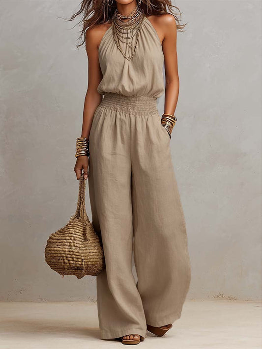 VALERIA™ - HALTER JUMPSUIT