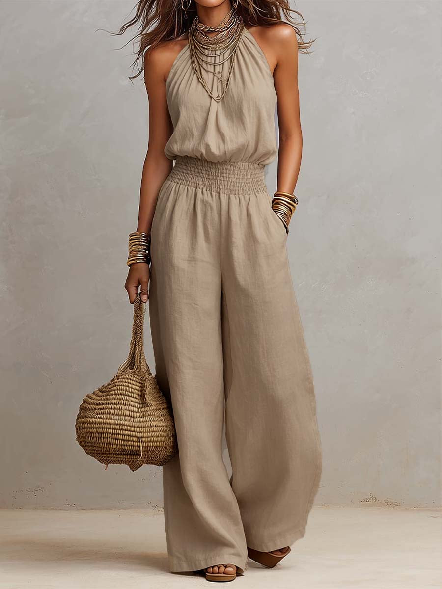 VALERIA™ - HALTER JUMPSUIT