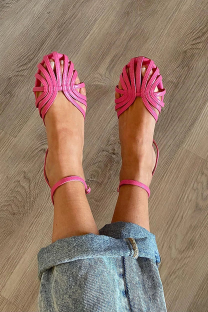 VITTORIA™ - JEWELLED GOLDEN SANDALS