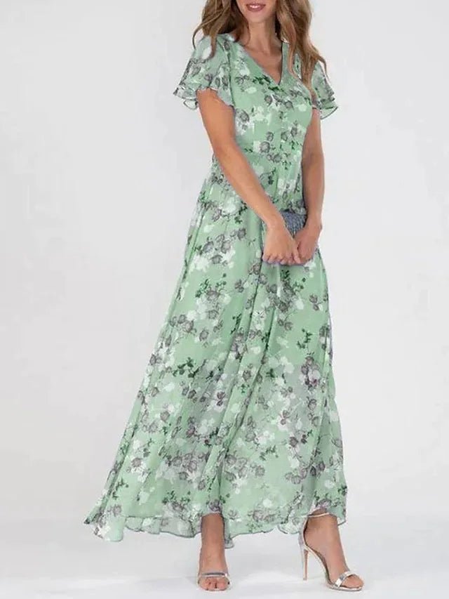 PETRINA™ - FLARED SLEEVE DRESS