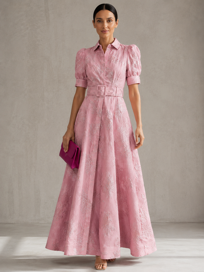 ARIA™ - BALLOON-SLEEVE MAXI DRESS